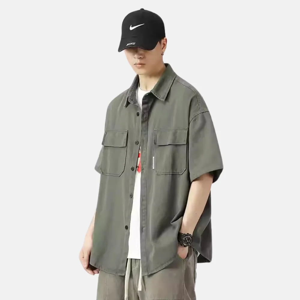 Retro Washed Work Shirt