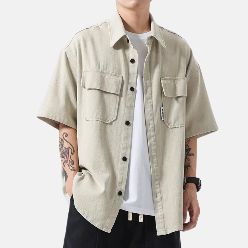 Retro Washed Work Shirt