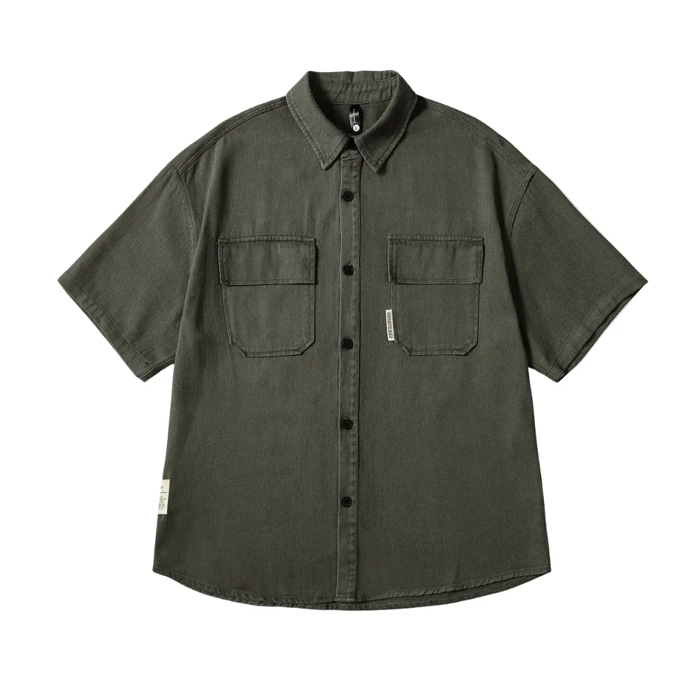 Retro Washed Work Shirt