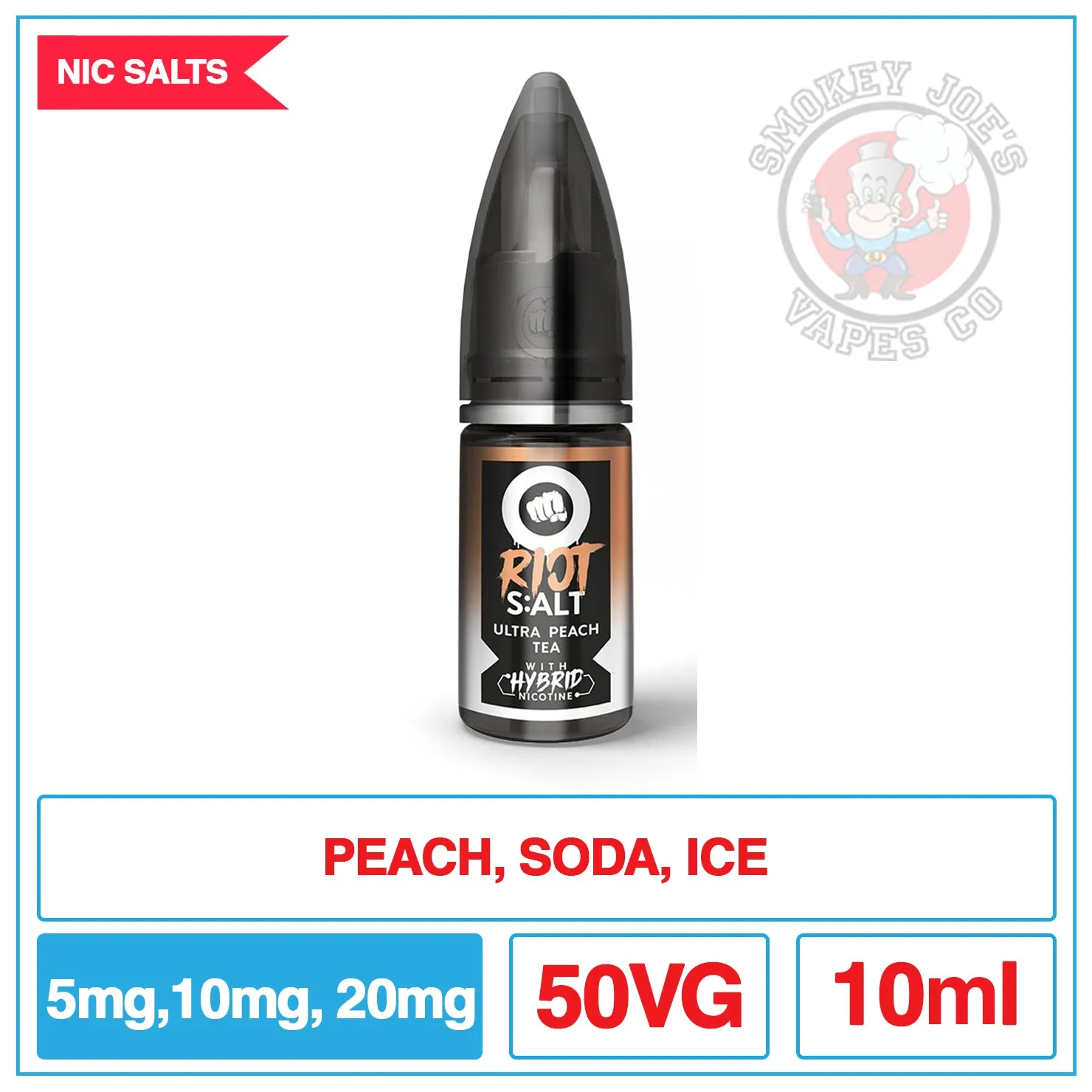 Riot Squad Salts - Ultra Peach Tea