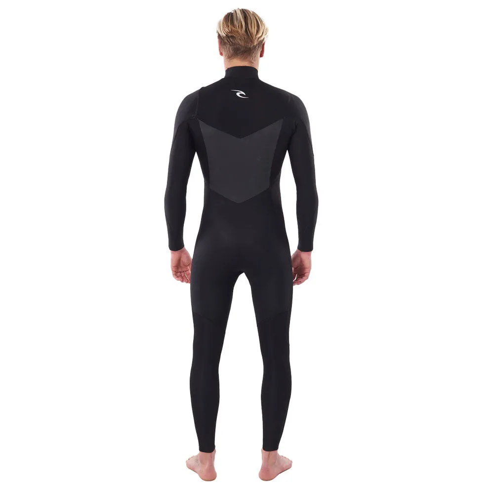 Rip Curl Dawn Patrol Performance 3/2mm Chest Zip Wetsuit Black