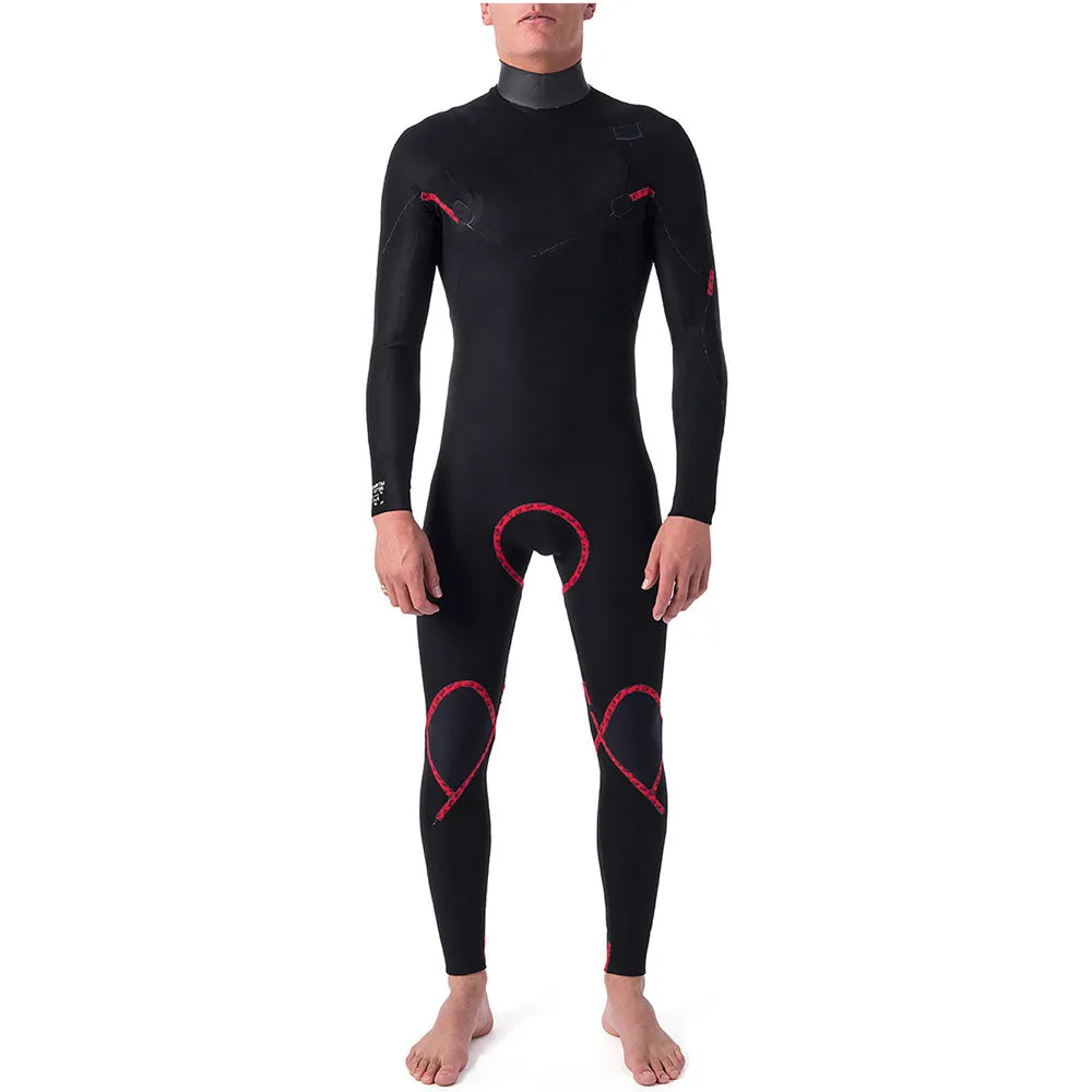 Rip Curl Dawn Patrol Performance 3/2mm Chest Zip Wetsuit Black