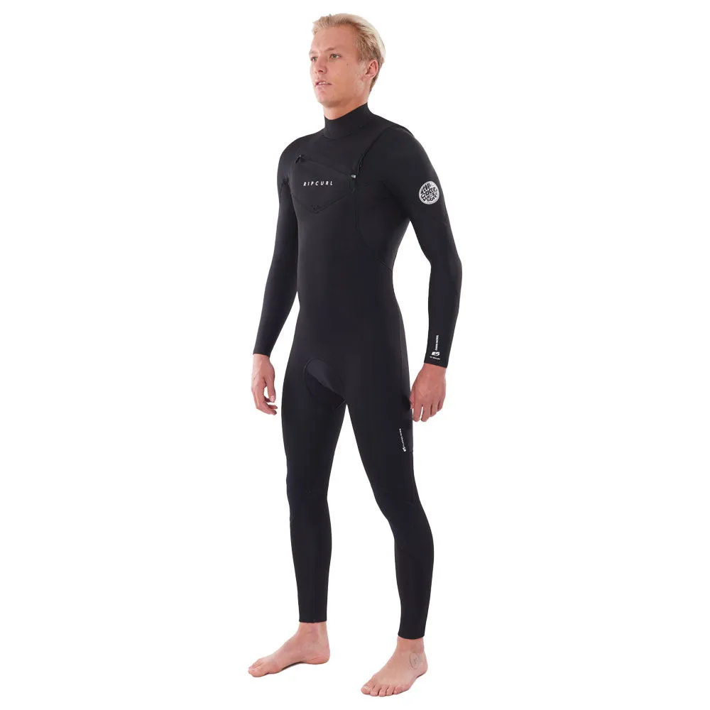 Rip Curl Dawn Patrol Performance 3/2mm Chest Zip Wetsuit Black