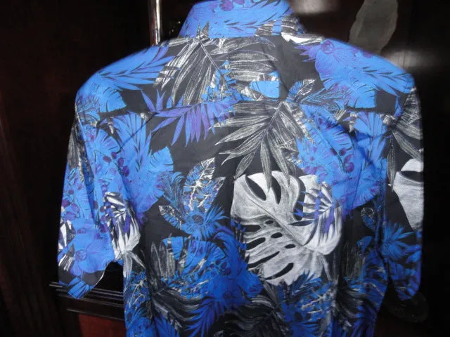 Robert Graham Brookcrest Short Sleeve Sport Shirt Medium Size