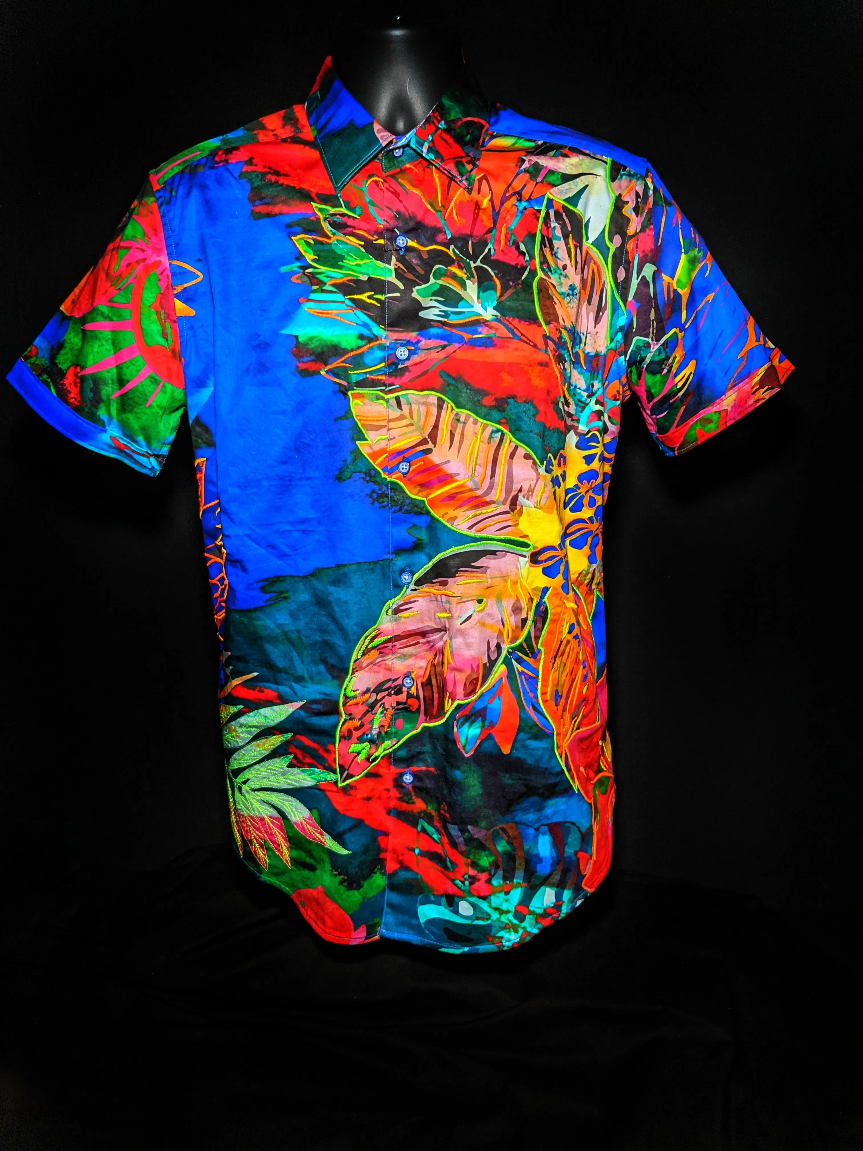 Robert Graham Cannon Beach Embroidered Short Sleeve Shirt