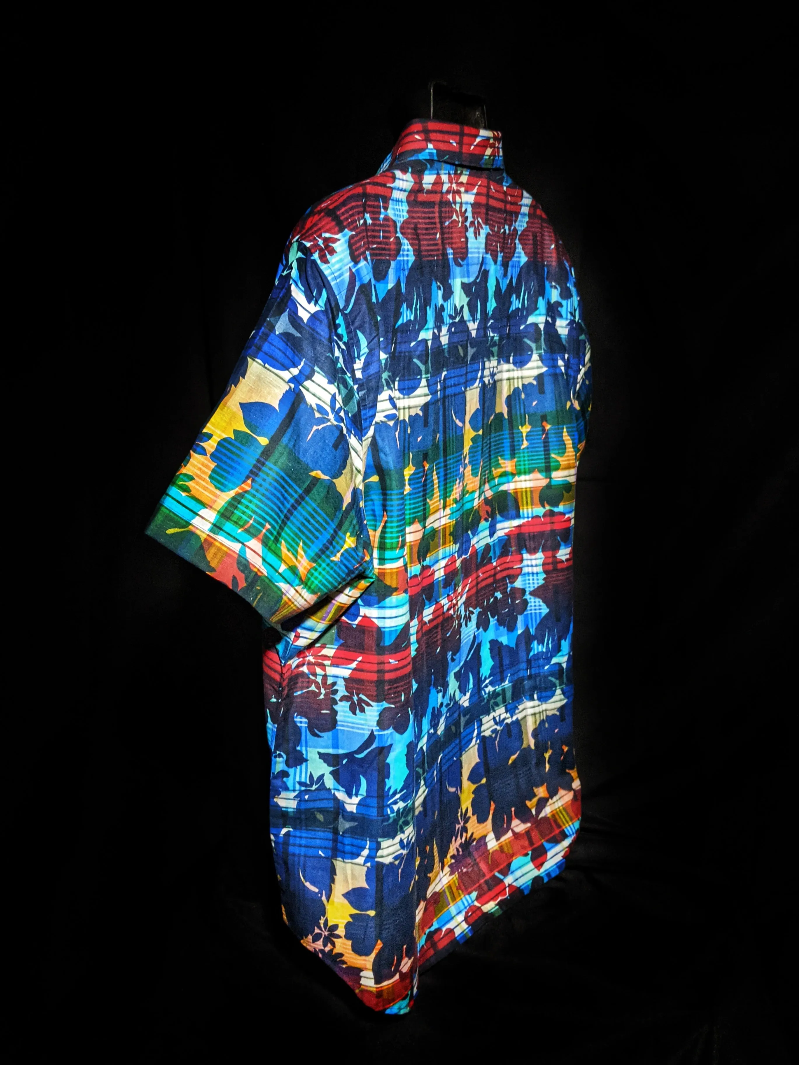 Robert Graham Cul de Sac Short Sleeve Shirt Size Large