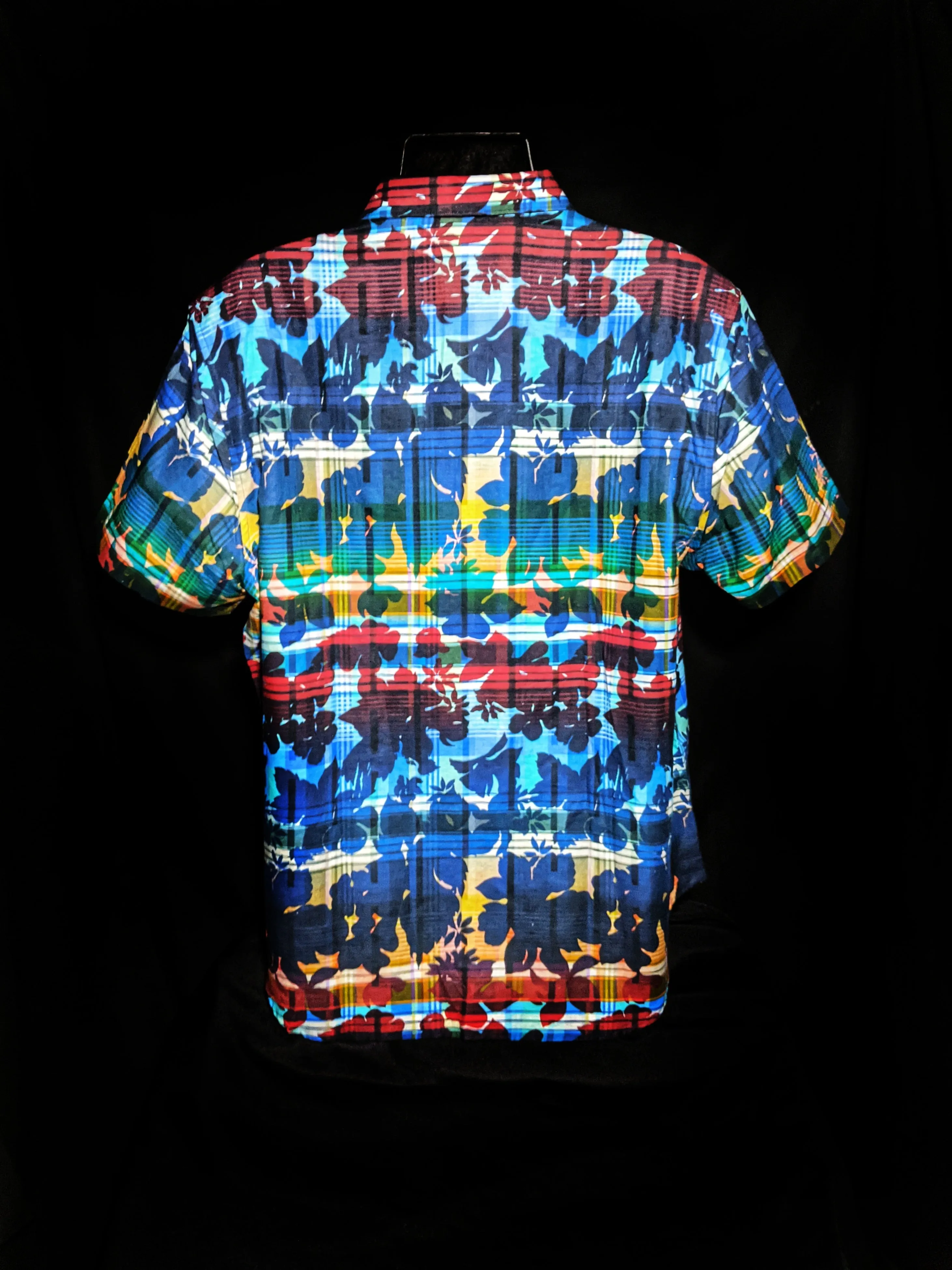 Robert Graham Cul de Sac Short Sleeve Shirt Size Large