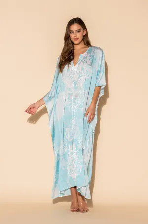 Romantique Blue Long Caftan