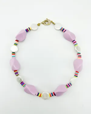 Saif Barbie Pink Statement Necklace