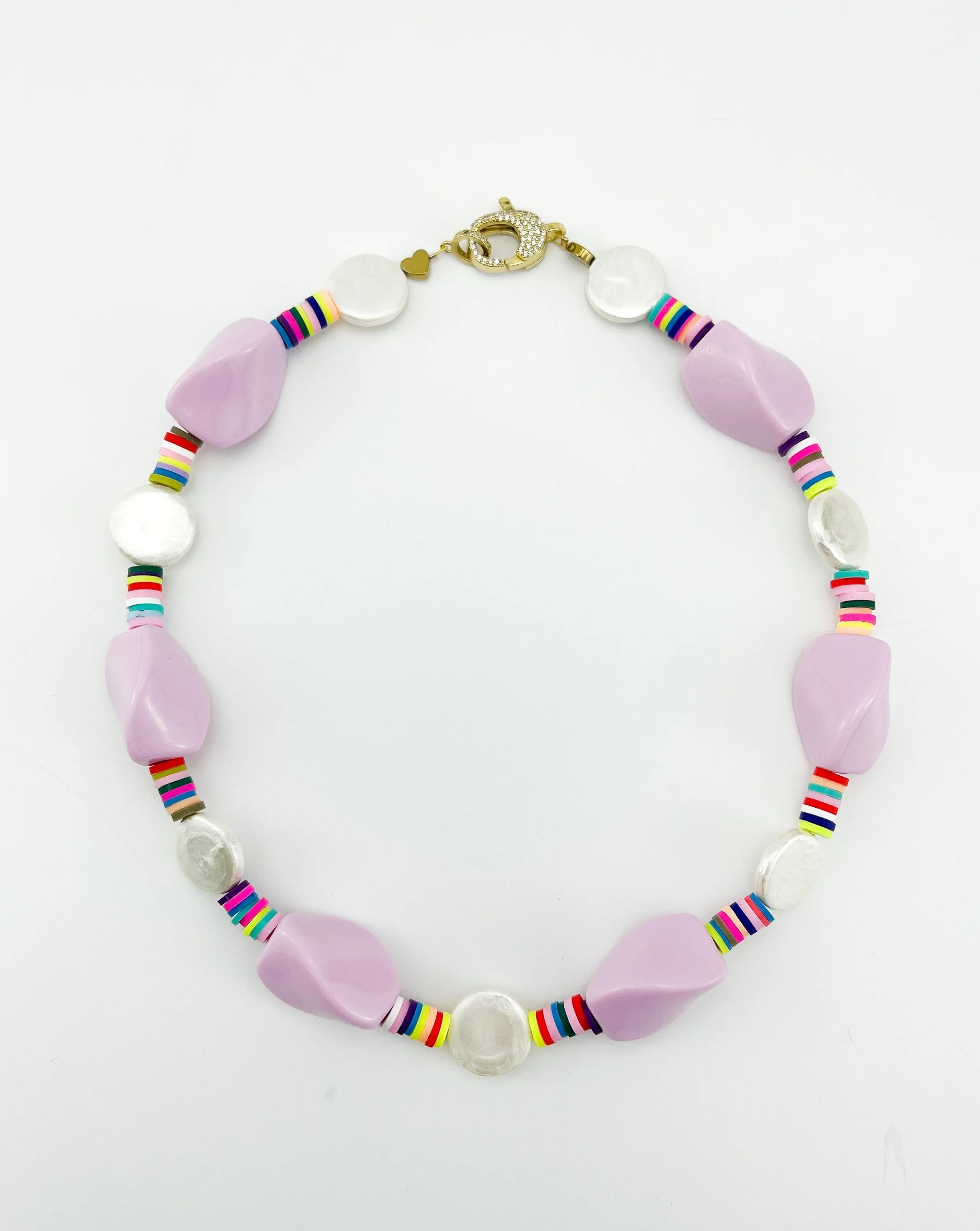 Saif Barbie Pink Statement Necklace