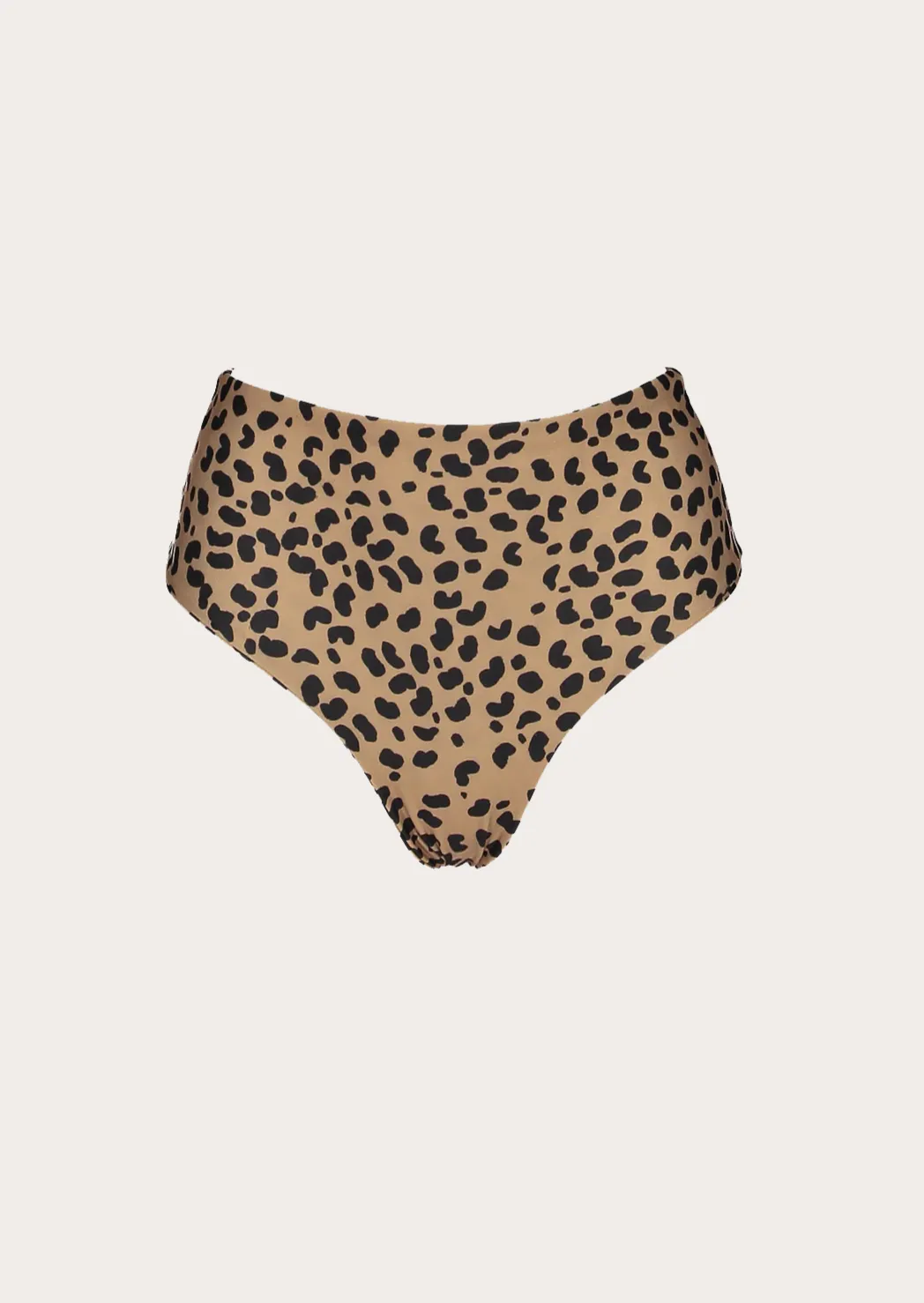 Saint High Waisted Bikini Bottom - Brown Leopard