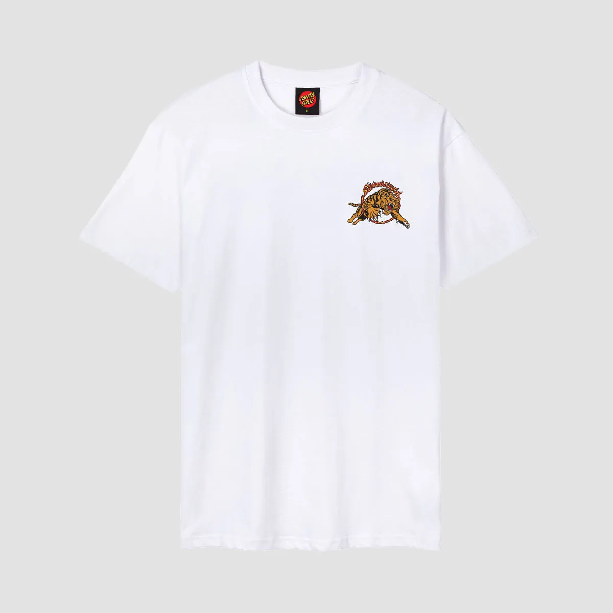 Santa Cruz Salba Tiger Redux T-Shirt White