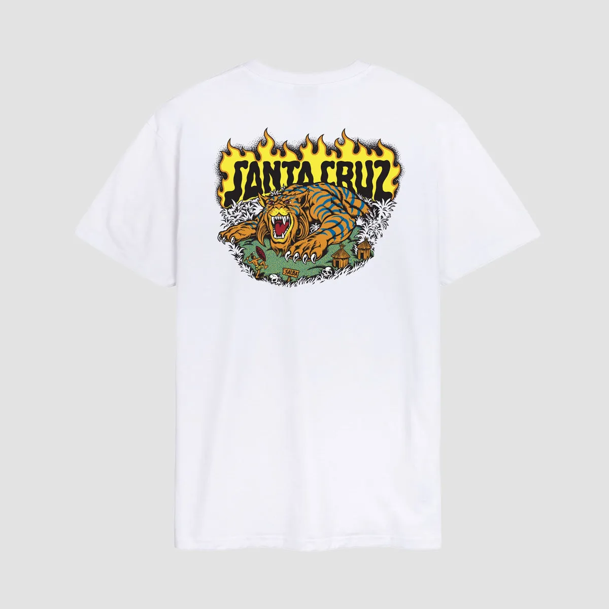 Santa Cruz Salba Tiger Redux T-Shirt White