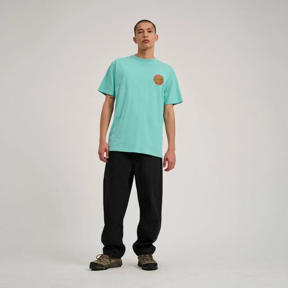 Santa Cruz T-Shirt Classic Dot Chest T-Shirt - Pool Blue