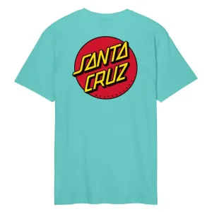 Santa Cruz T-Shirt Classic Dot Chest T-Shirt - Pool Blue