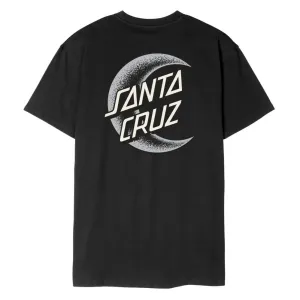 Santa Cruz T-Shirt Crescent Moon Chest T-Shirt - Black