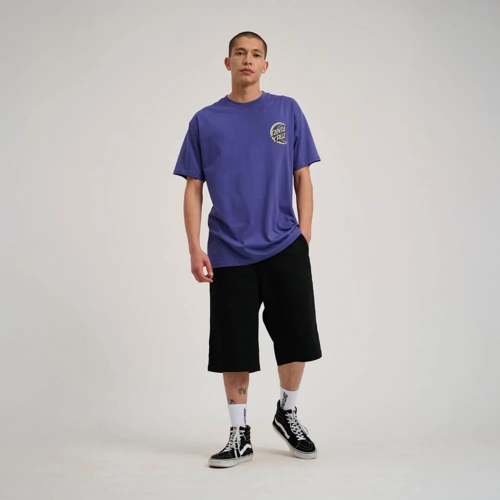 Santa Cruz T-Shirt Crescent Moon Chest T-Shirt - Navy Dusk