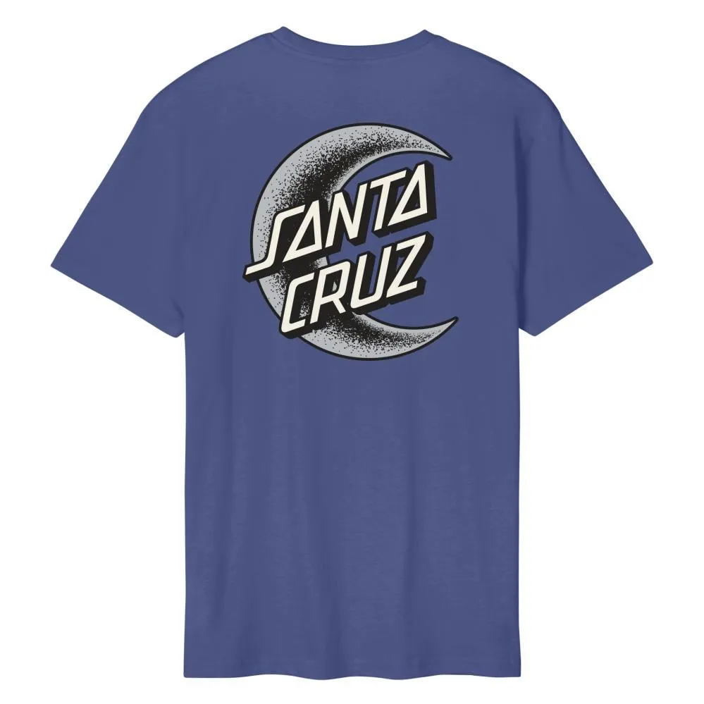 Santa Cruz T-Shirt Crescent Moon Chest T-Shirt - Navy Dusk