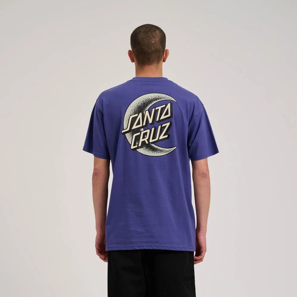 Santa Cruz T-Shirt Crescent Moon Chest T-Shirt - Navy Dusk