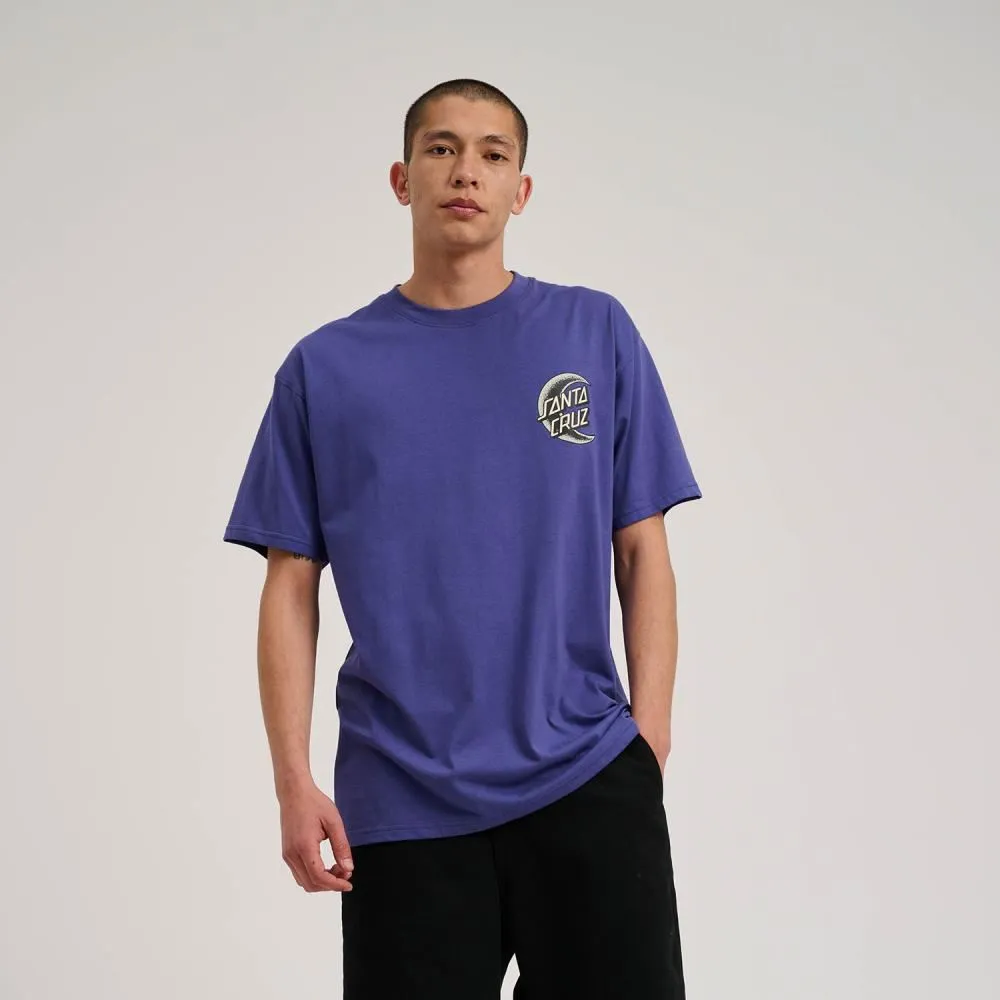 Santa Cruz T-Shirt Crescent Moon Chest T-Shirt - Navy Dusk