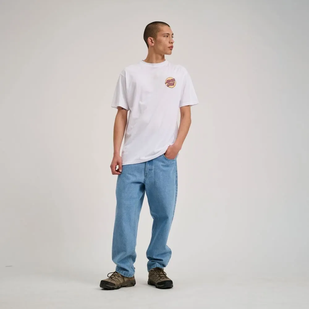 Santa Cruz T-Shirt Wagon Dot Chest T-Shirt - White