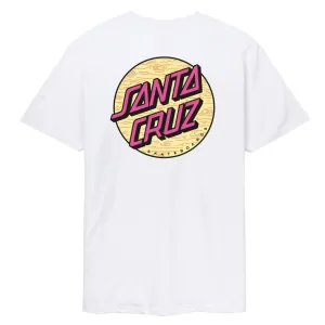 Santa Cruz T-Shirt Wagon Dot Chest T-Shirt - White
