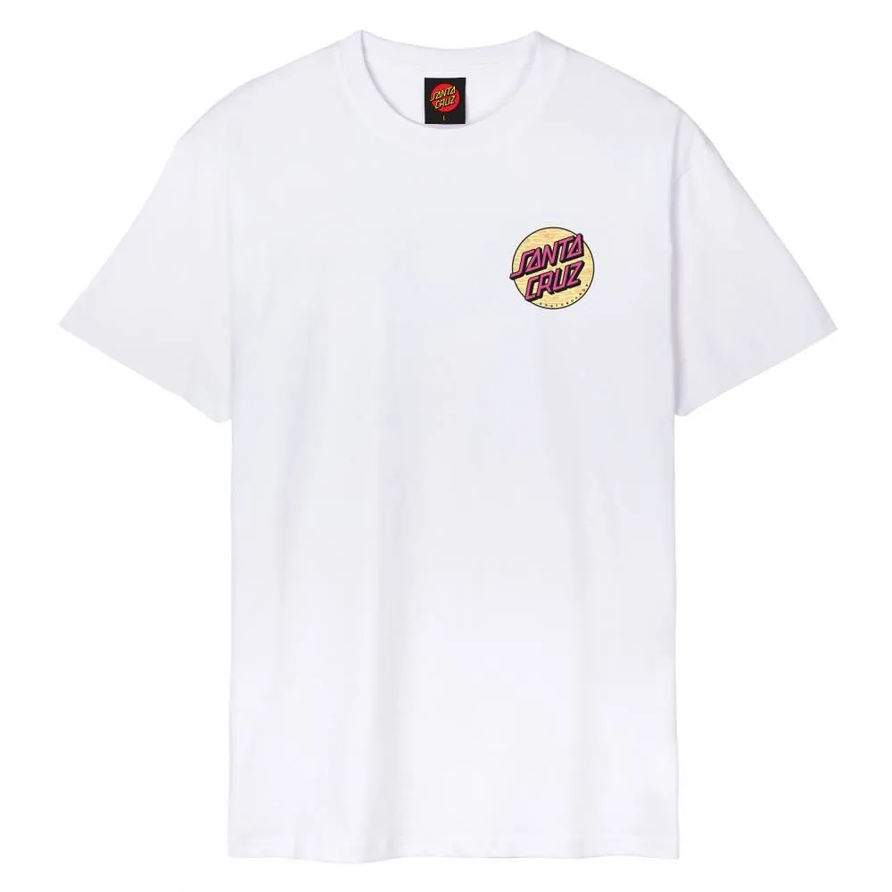 Santa Cruz T-Shirt Wagon Dot Chest T-Shirt - White