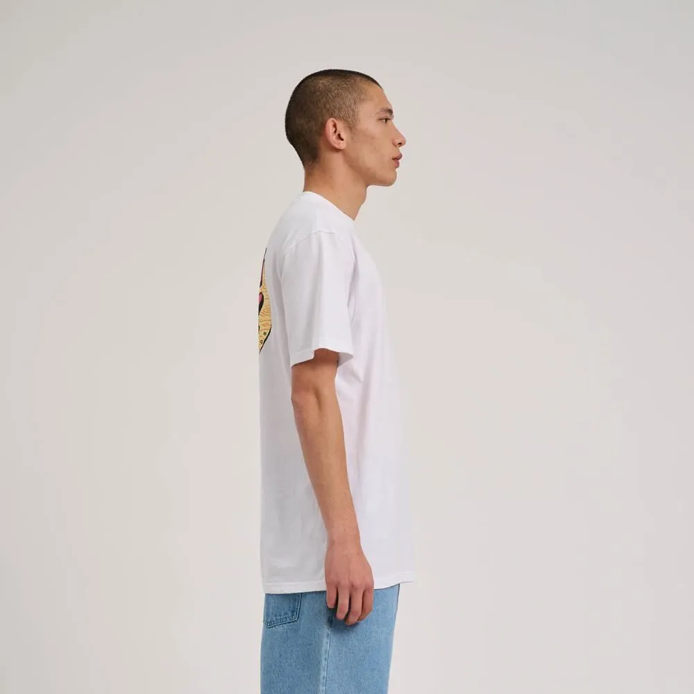Santa Cruz T-Shirt Wagon Dot Chest T-Shirt - White