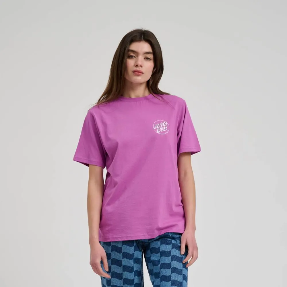 Santa Cruz Womens T-Shirt Partial Dot T-Shirt - Hyper Violet
