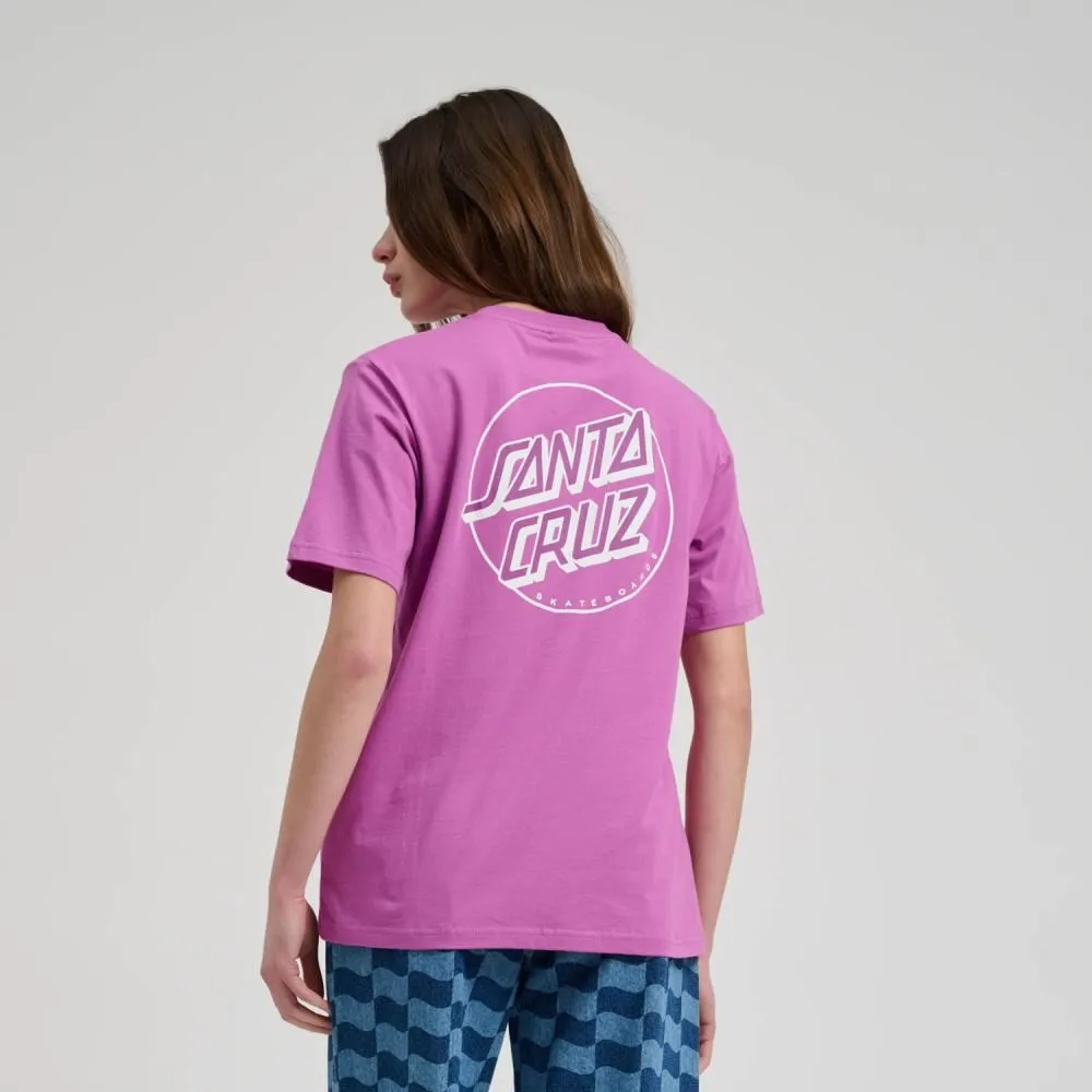 Santa Cruz Womens T-Shirt Partial Dot T-Shirt - Hyper Violet