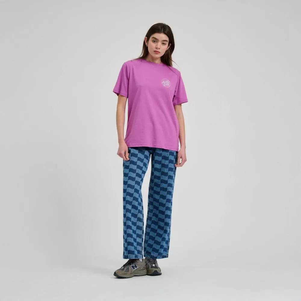 Santa Cruz Womens T-Shirt Partial Dot T-Shirt - Hyper Violet