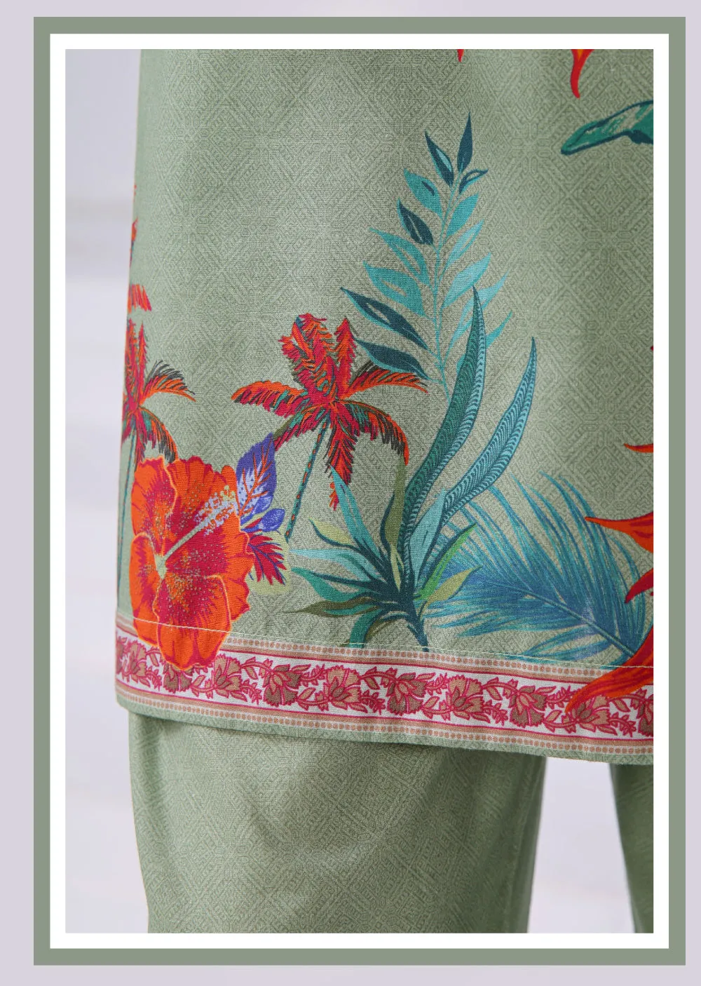 SBR-06 - Readymade - Sadabahar Mid Summer Co ord Suit 2024