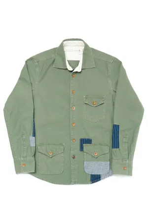Scarti Lab Shirt/Jacket 401-SG824 Satin Green B(N)B Collection