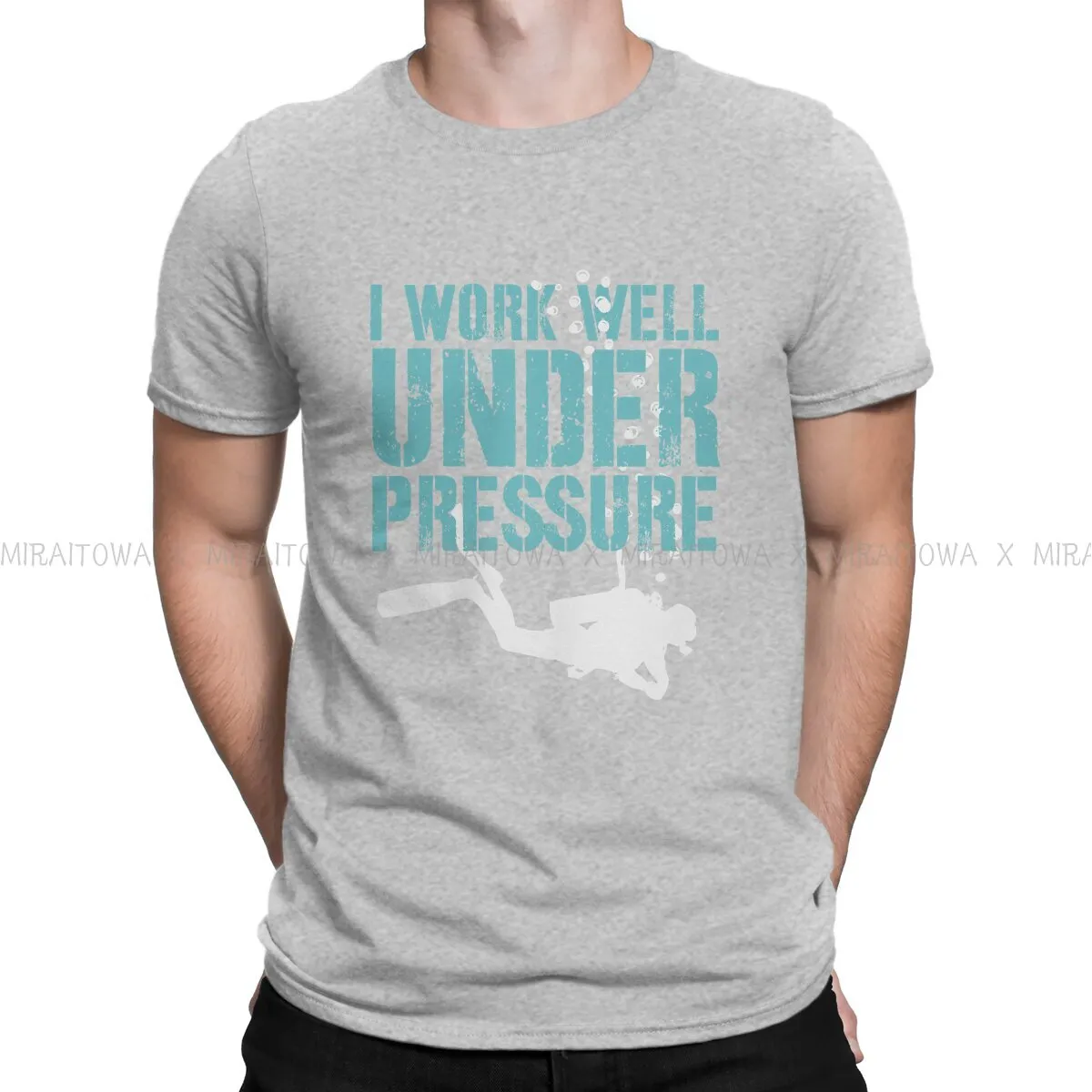 Scuba diving T-Shirt for Men | I Work Well Under Pressure