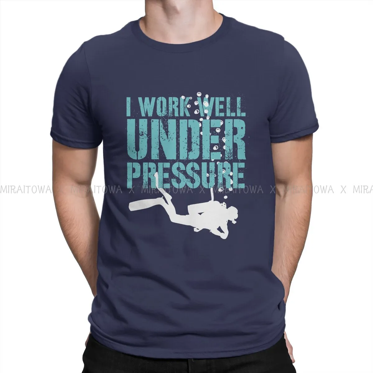Scuba diving T-Shirt for Men | I Work Well Under Pressure