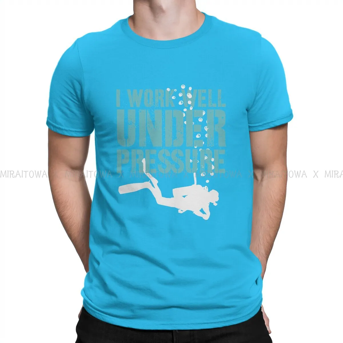 Scuba diving T-Shirt for Men | I Work Well Under Pressure
