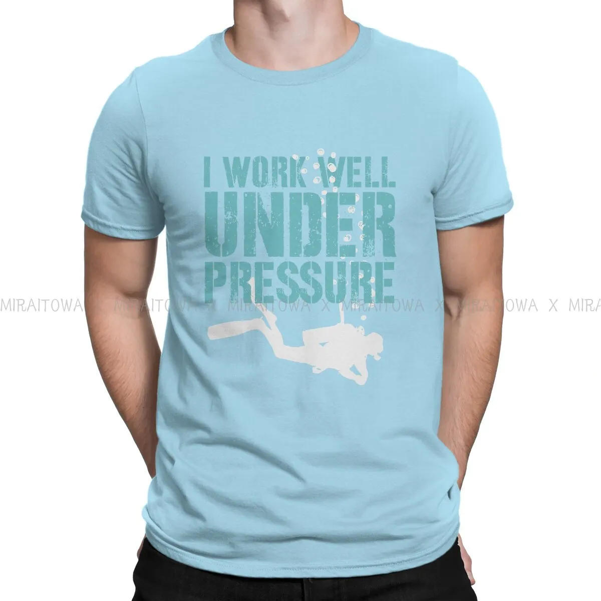 Scuba diving T-Shirt for Men | I Work Well Under Pressure