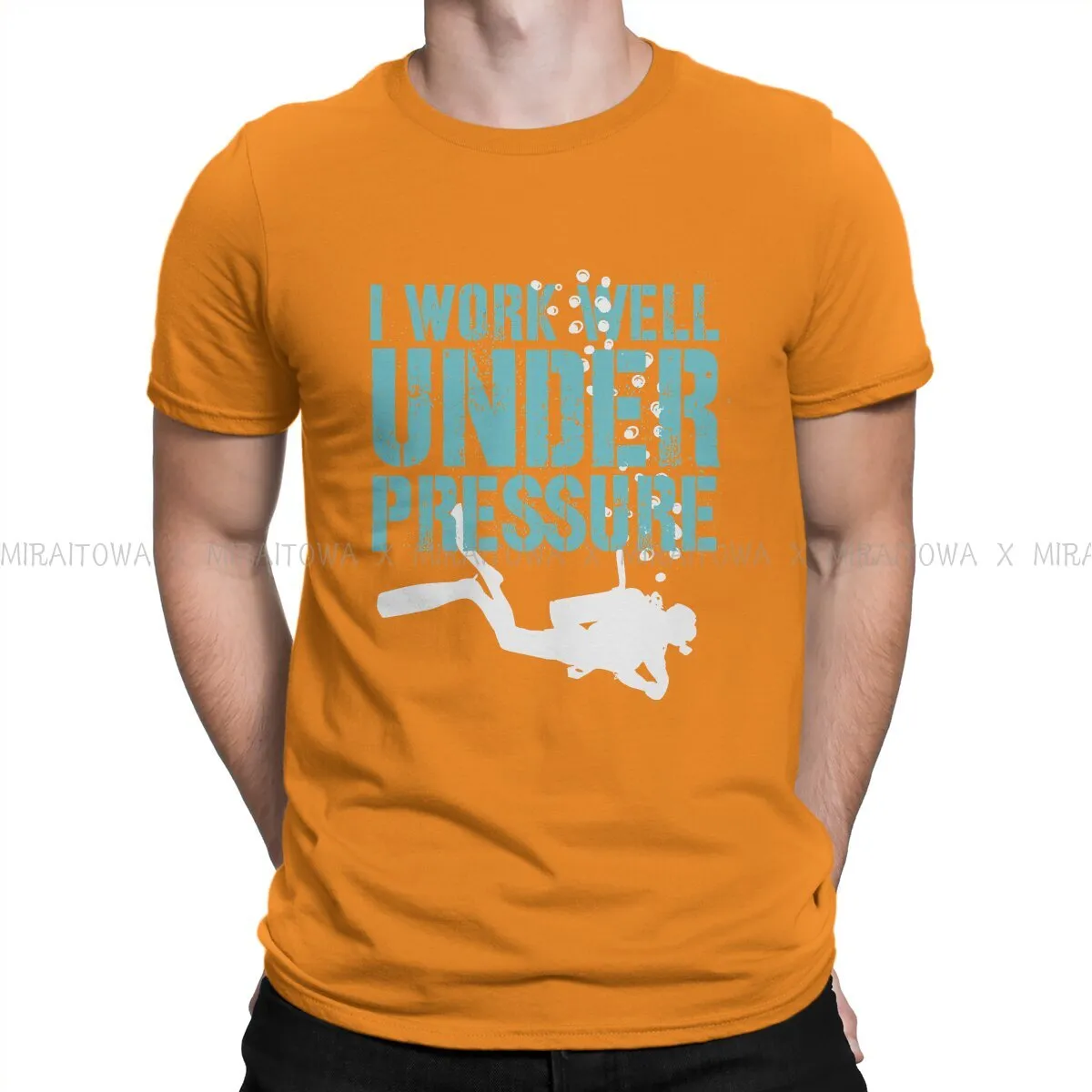 Scuba diving T-Shirt for Men | I Work Well Under Pressure