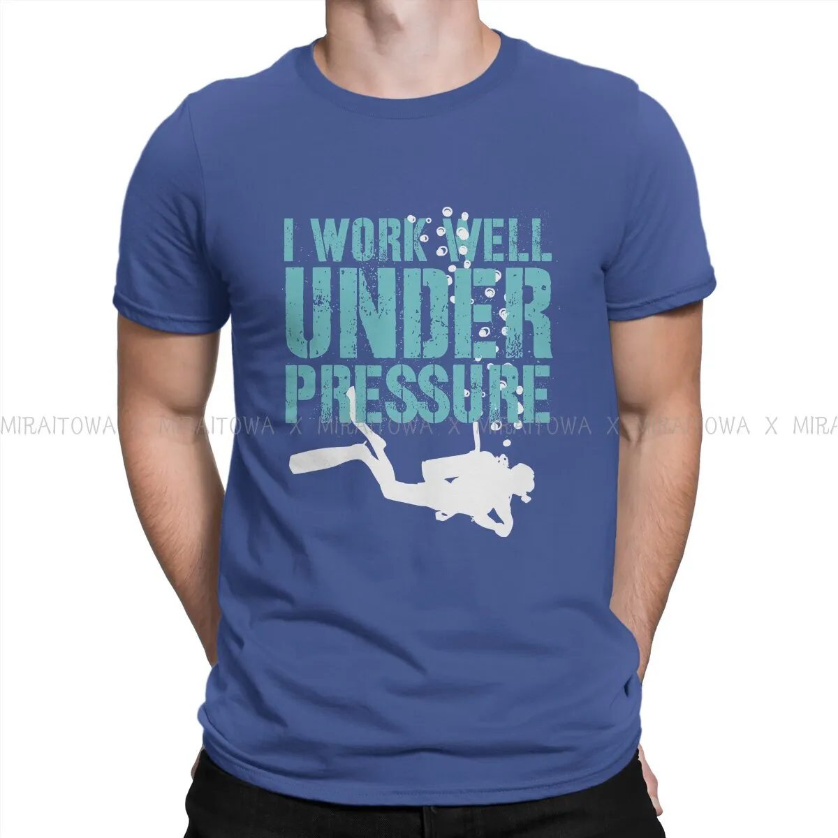 Scuba diving T-Shirt for Men | I Work Well Under Pressure