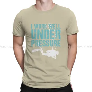 Scuba diving T-Shirt for Men | I Work Well Under Pressure
