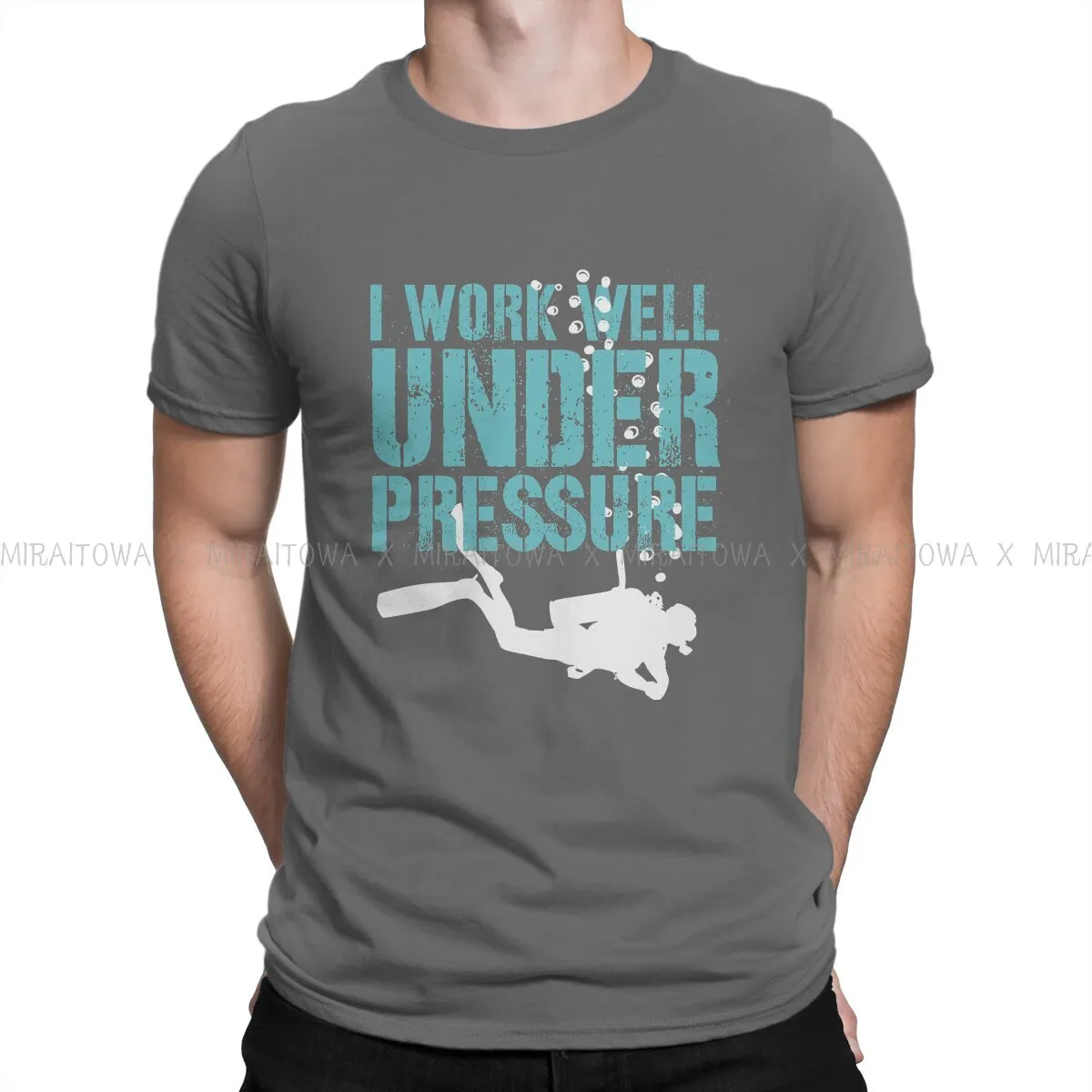 Scuba diving T-Shirt for Men | I Work Well Under Pressure