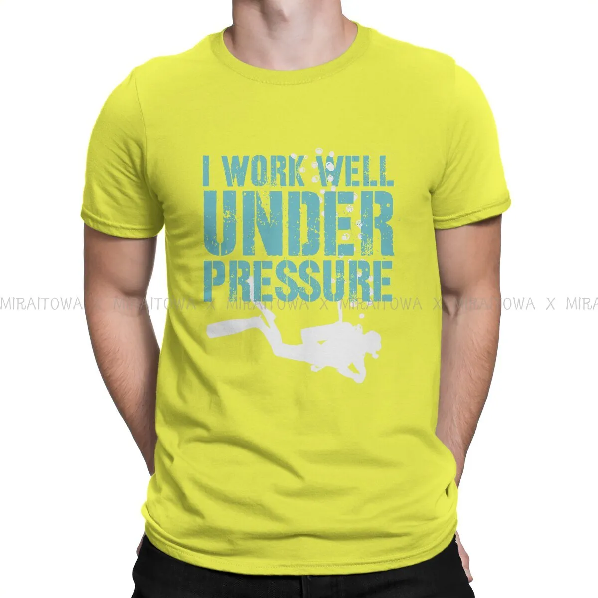 Scuba diving T-Shirt for Men | I Work Well Under Pressure