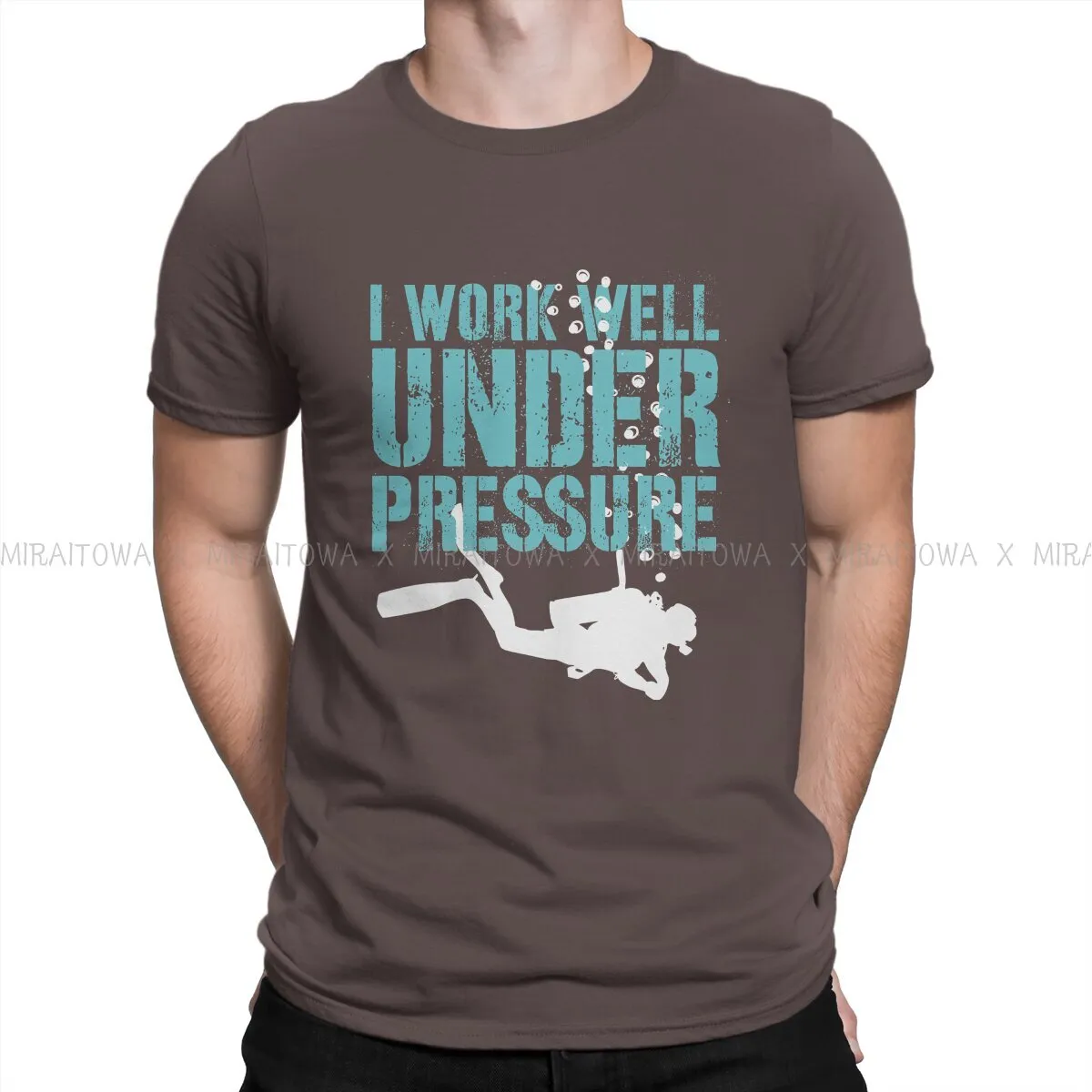 Scuba diving T-Shirt for Men | I Work Well Under Pressure
