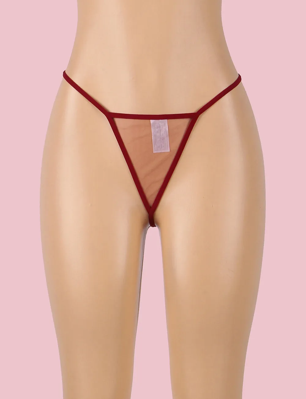 Sexy Plush Edging Mesh Wide Sleeves Robe With Belt