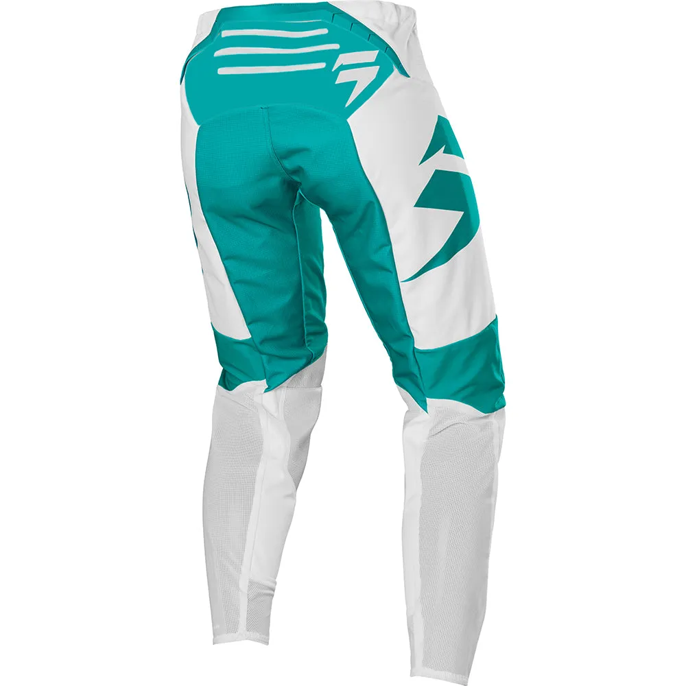 SHIFT 3LACK LABEL RACE PANTS [WHITE/GREEN]