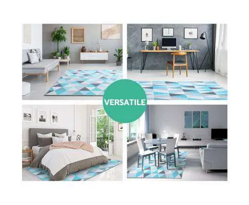 Short Pile Floor Rug Tria