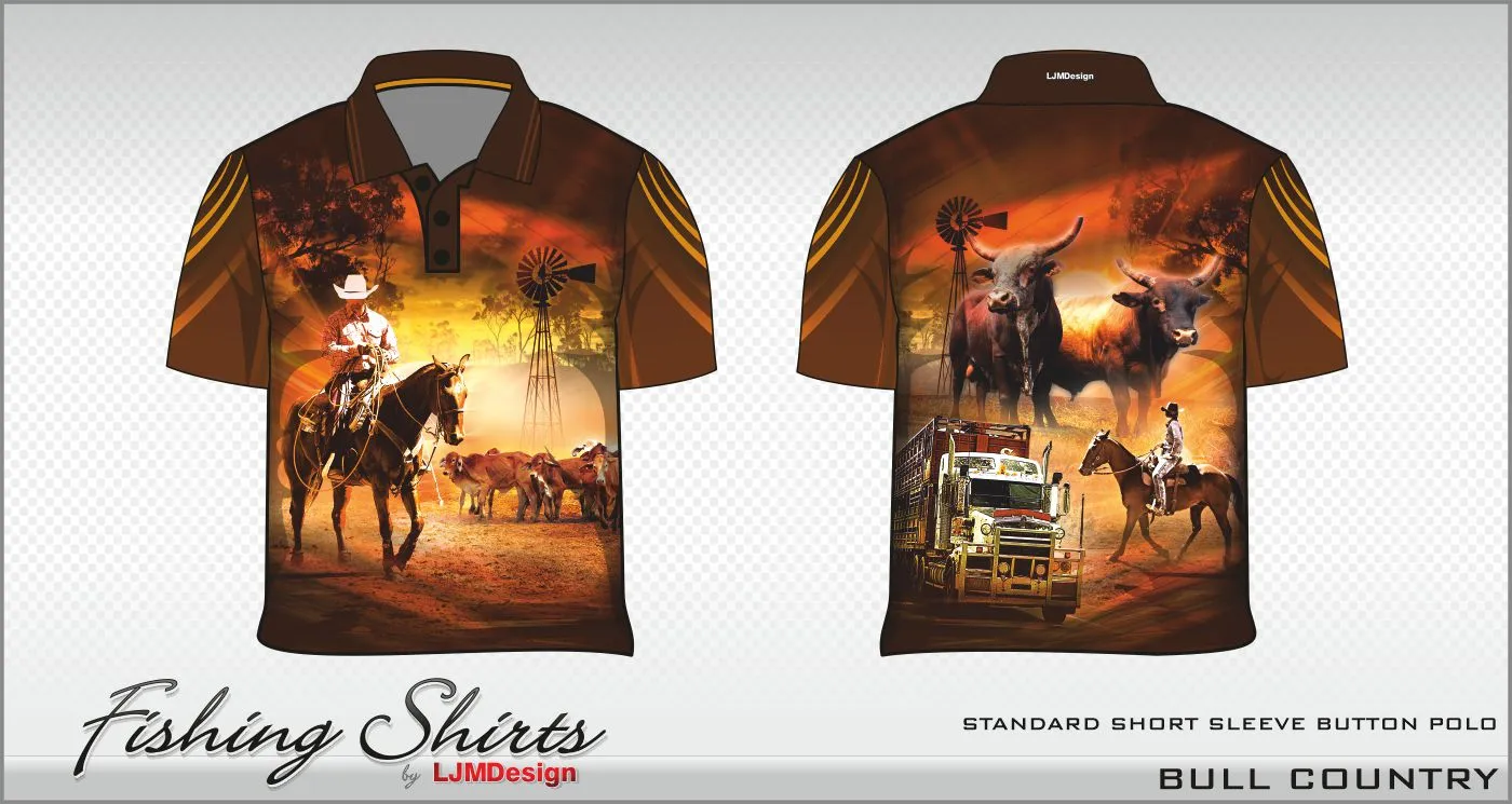 Short Sleeve Bull Country