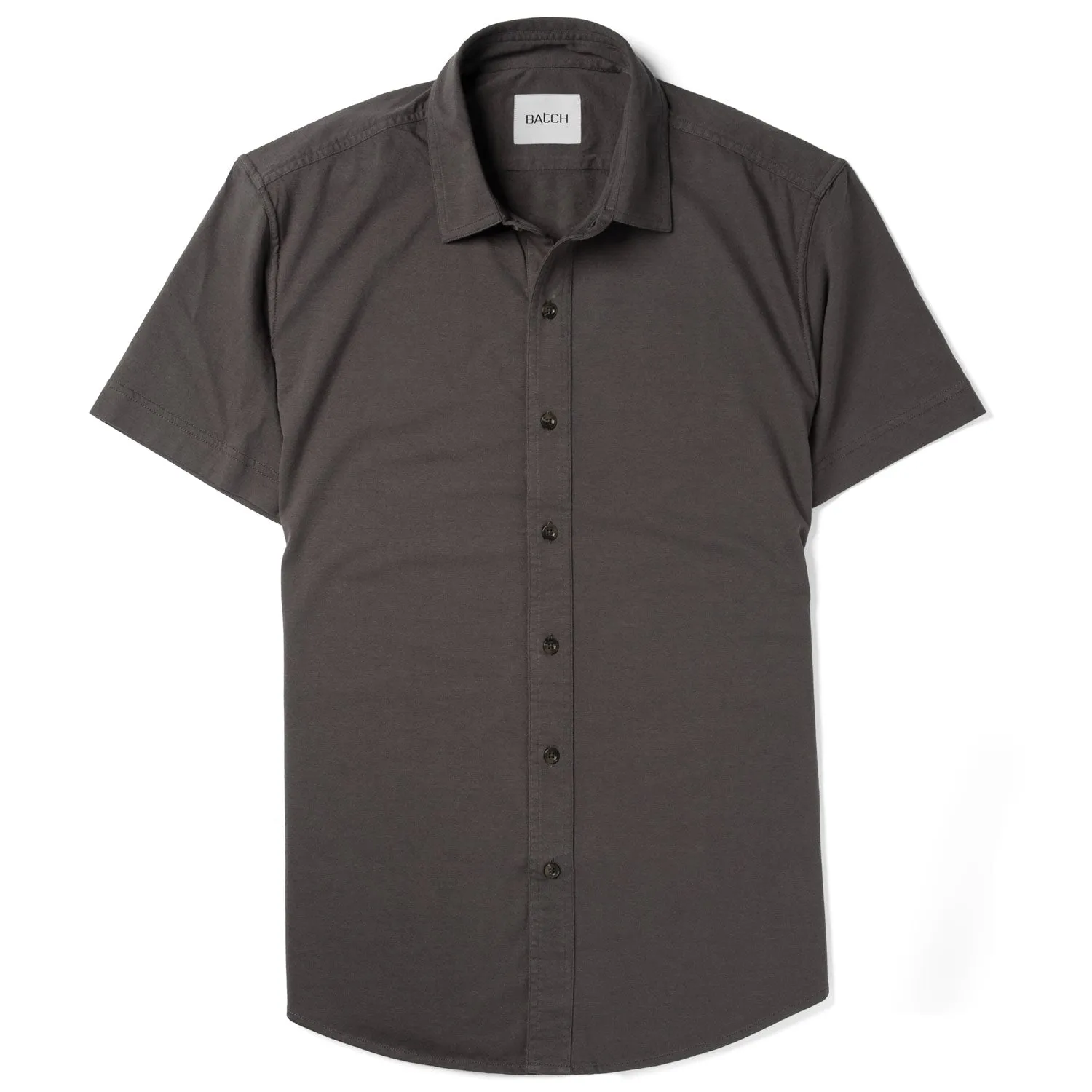 Short Sleeve T-Shirt Shirt - Slate Gray Cotton Jersey
