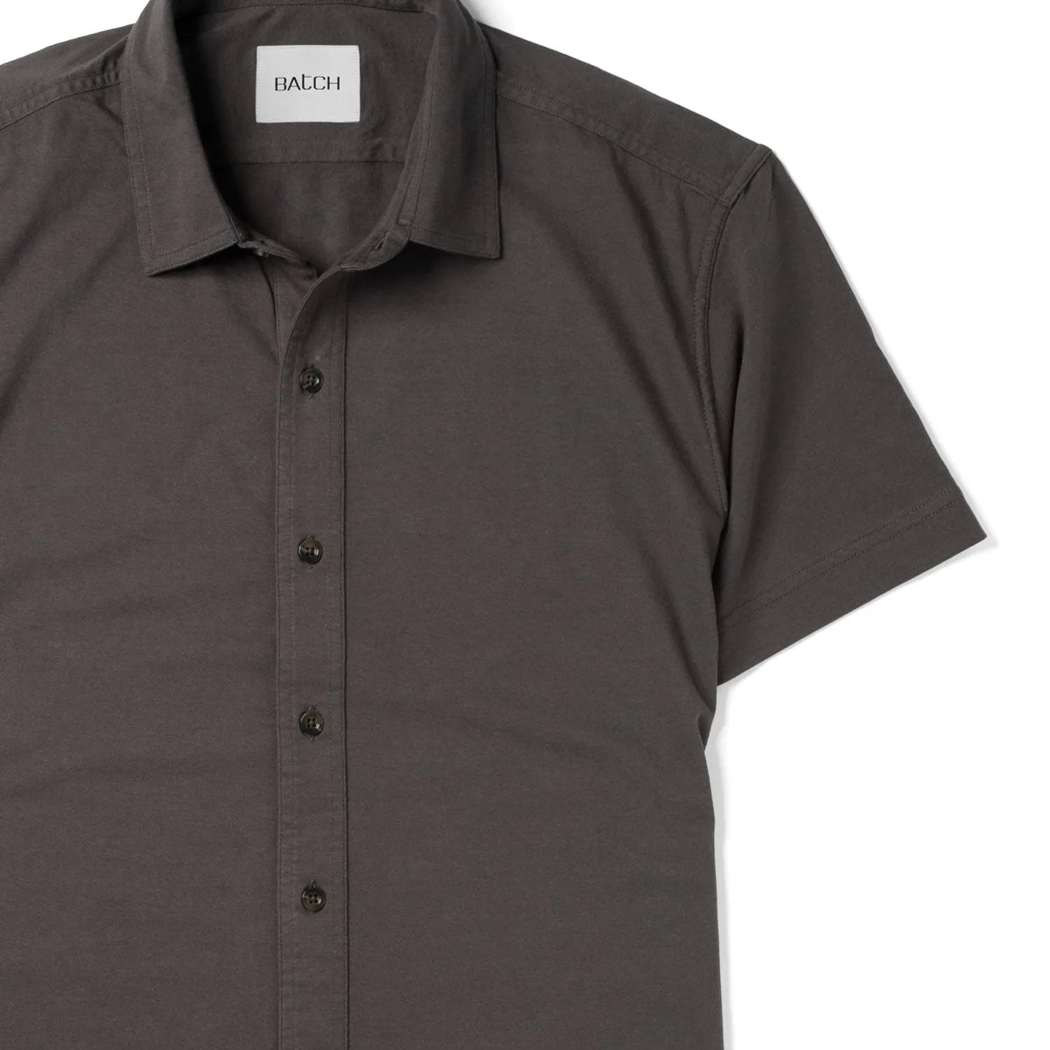 Short Sleeve T-Shirt Shirt - Slate Gray Cotton Jersey
