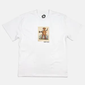 Short Straw 'Swing' T-Shirt (White)